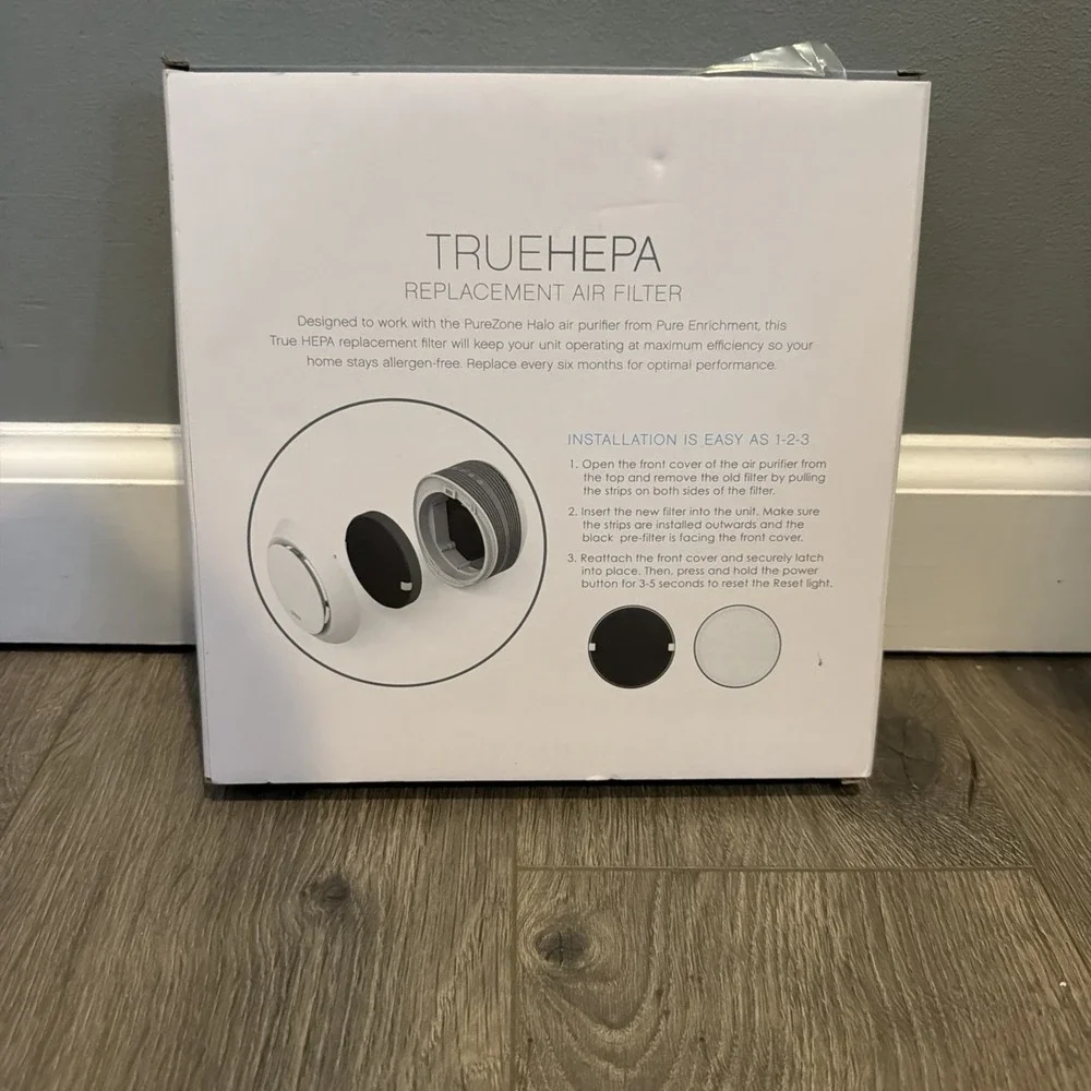 2 Pure Enrichment True HEPA Replacement Air Filter PureZone Halo Lot PEADFIL
